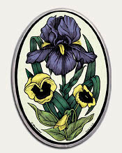Iris & Pansies