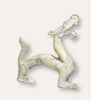 Dragon Figure, Late Han Dynasty, China 25-220 A.D.