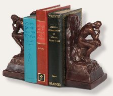 Thinker Bookends