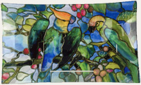 Tiffany Parrot tray